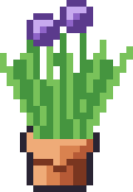 Pixel art drawing: Chives