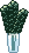 Pixel art drawing: Eucalyptus