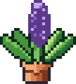 Pixel art drawing: Hyacinth