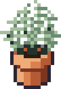 Pixel art drawing: Rosemary