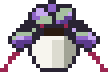 Pixel art drawing: Inch plant