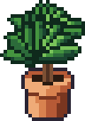 Pikselowy rysunek: Juka